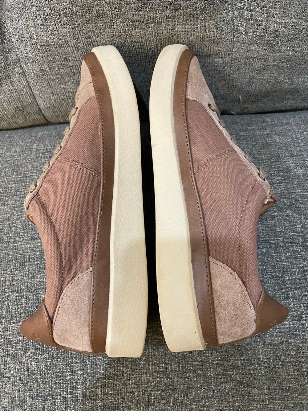 Vionic Mayra Suede & Canvas Lace-Up Sneakers Women’s Size 7.5 - Picture 8 of 11